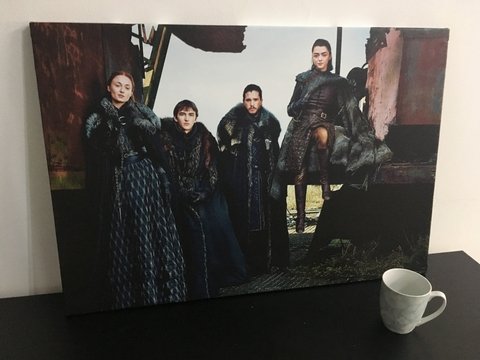 Cuadro Gigante Hermanos Stark (Temporada 7)