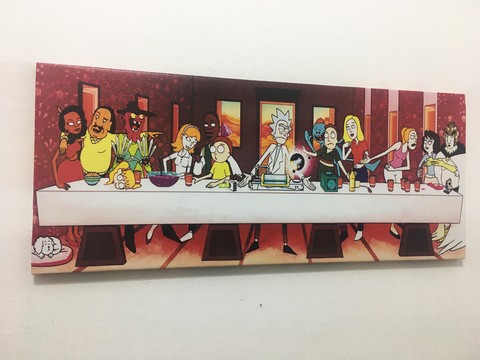 Cuadro Rick y Morty La Última Cena - comprar online