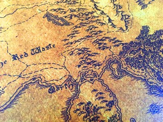 Mesa Ratona Mapa Game of Thrones A (80x50cm) con estante opcional - tienda online