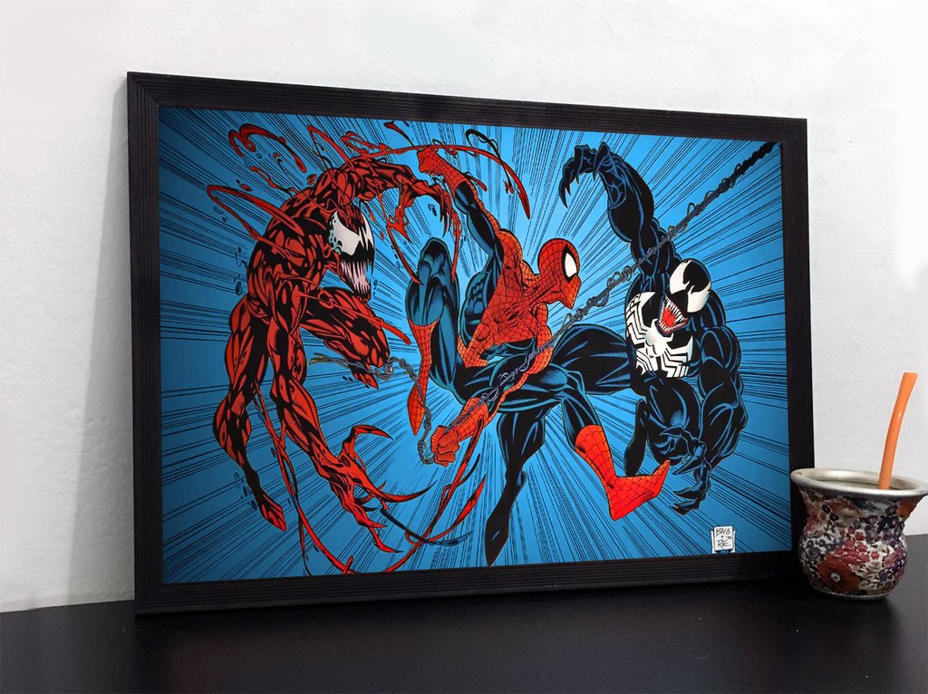 Cuadro Spiderman vs Venom 03
