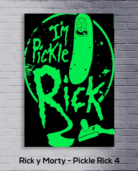 Cuadro Rick y Morty - Pickle Rick 4 - comprar online