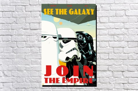 Cuadro Star Wars Propaganda del Imperio - comprar online