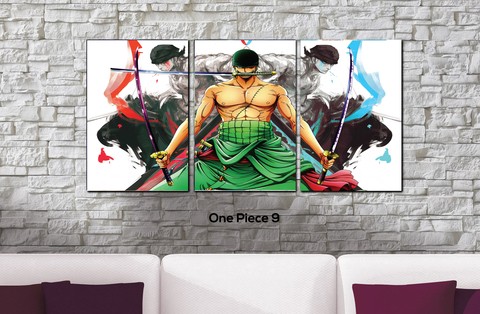Cuadros - Tríptico One Piece 8 - comprar online
