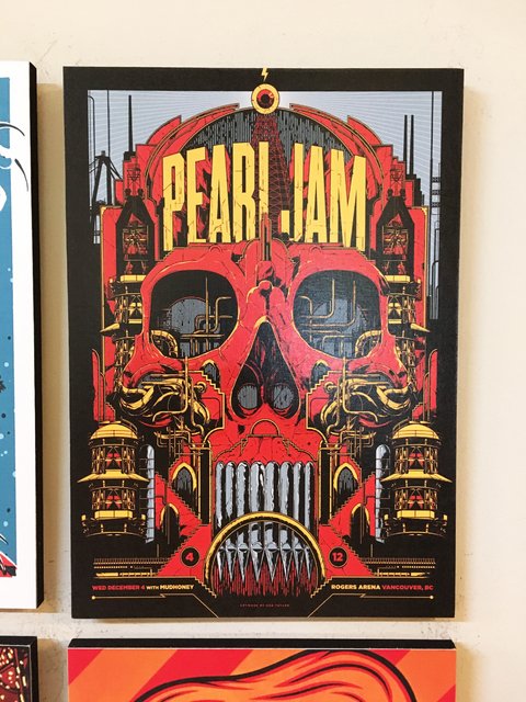 Combo 4 cuadros Pearl Jam - comprar online