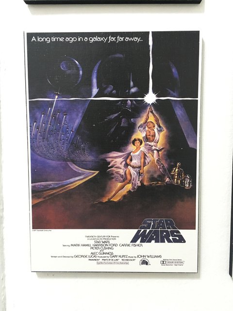 Combo 6 cuadros Star Wars Episodios 1 a 6 - comprar online