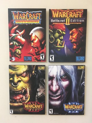 Combo 4 cuadros Warcraft en internet
