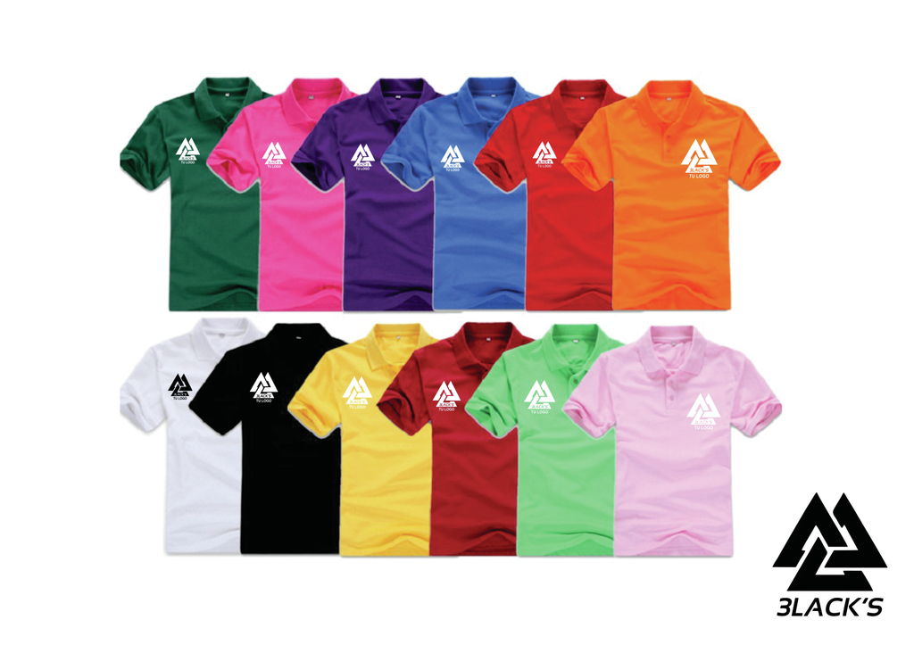 Remeras de pique con cuello Clearance