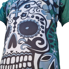 Camiseta Rugby Eurotech - Calavera Green en internet