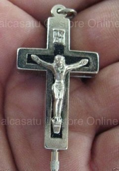 1 Crucifijo Reliquia Jesus Tierra Catacumbas Italy Souvenirs - tienda online
