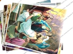 15 Laminas Via Crucis Resurreccion 30x40cm Cristo Vicentini (made Italy) - alcasatu 