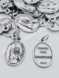 100 Medallas Dije Santa Juana de Arco Scout militares italy - tienda online