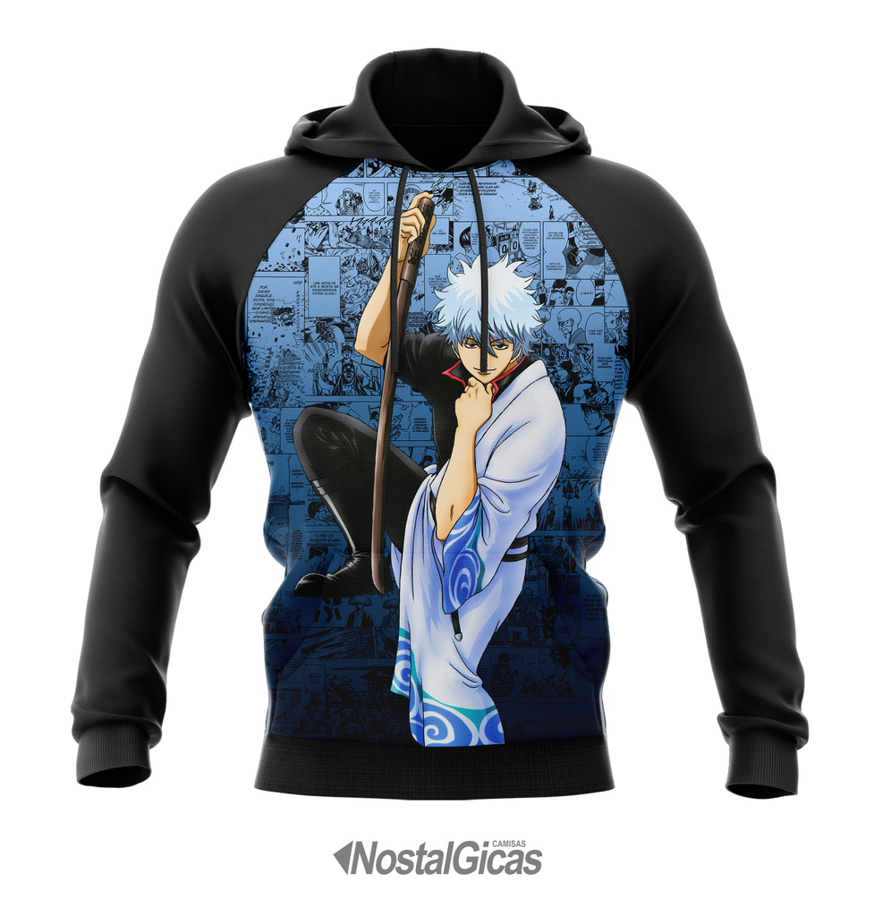 gintoki moletom com capuz