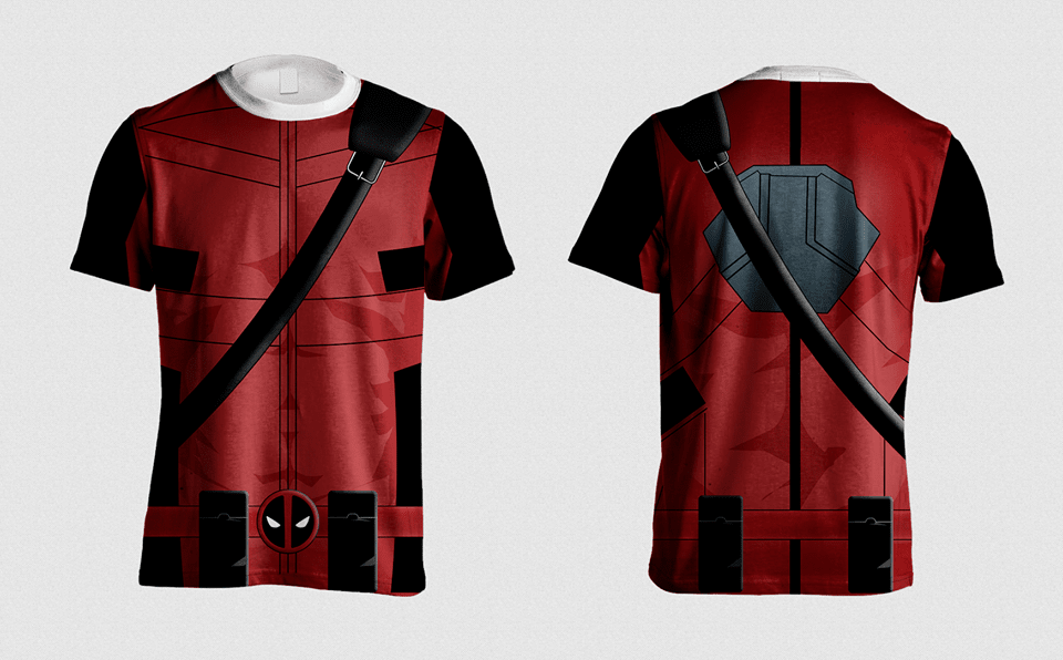 Camisa Uniforme Deadpool