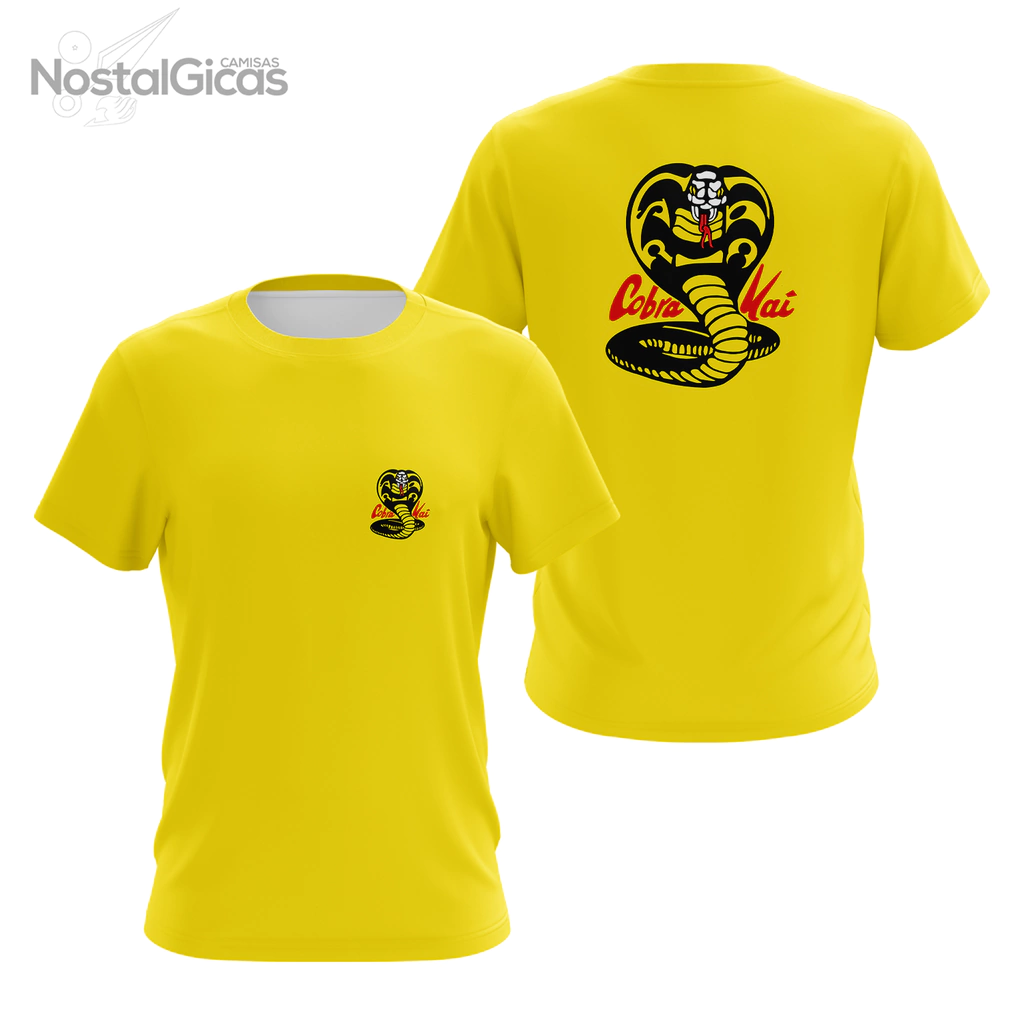 Camisa Cobra Kai - Snake Yellow