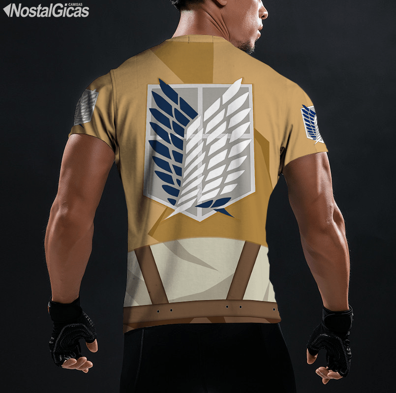 camisa tropa de exploração