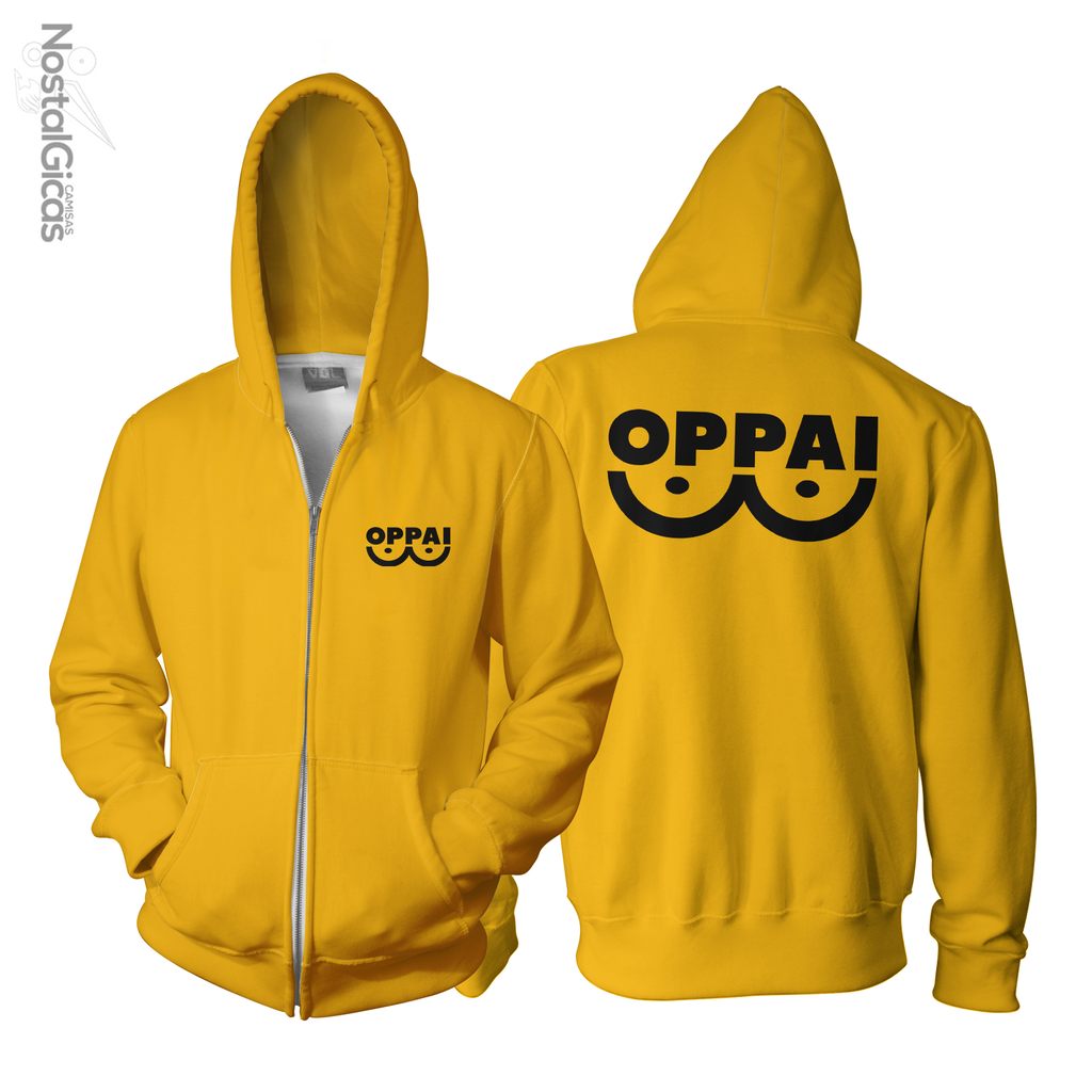 oppai moletom com capuz one punch