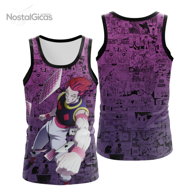 Regata Exclusiva Hisoka Morow Throw Cards Mangá