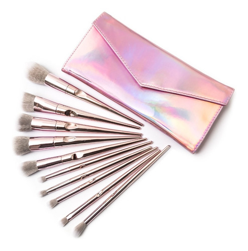 Set De Pinceles Para Maquillaje X10 Sobre Unicornio P9850 Set De Pinceles Para Maquillaje X10 Sobre Unicornio P9850
