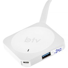 Receptor FTA BTV Cast BC13 4K Ultra HD com Wi-Fi e Bluetooth 8GB + 2GB RAM Bivolt - Branco na internet