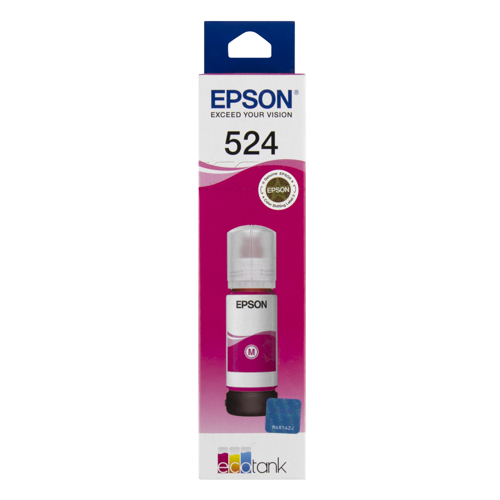 Botella Tinta Epson Original T524 Magenta 70 Ml T524320