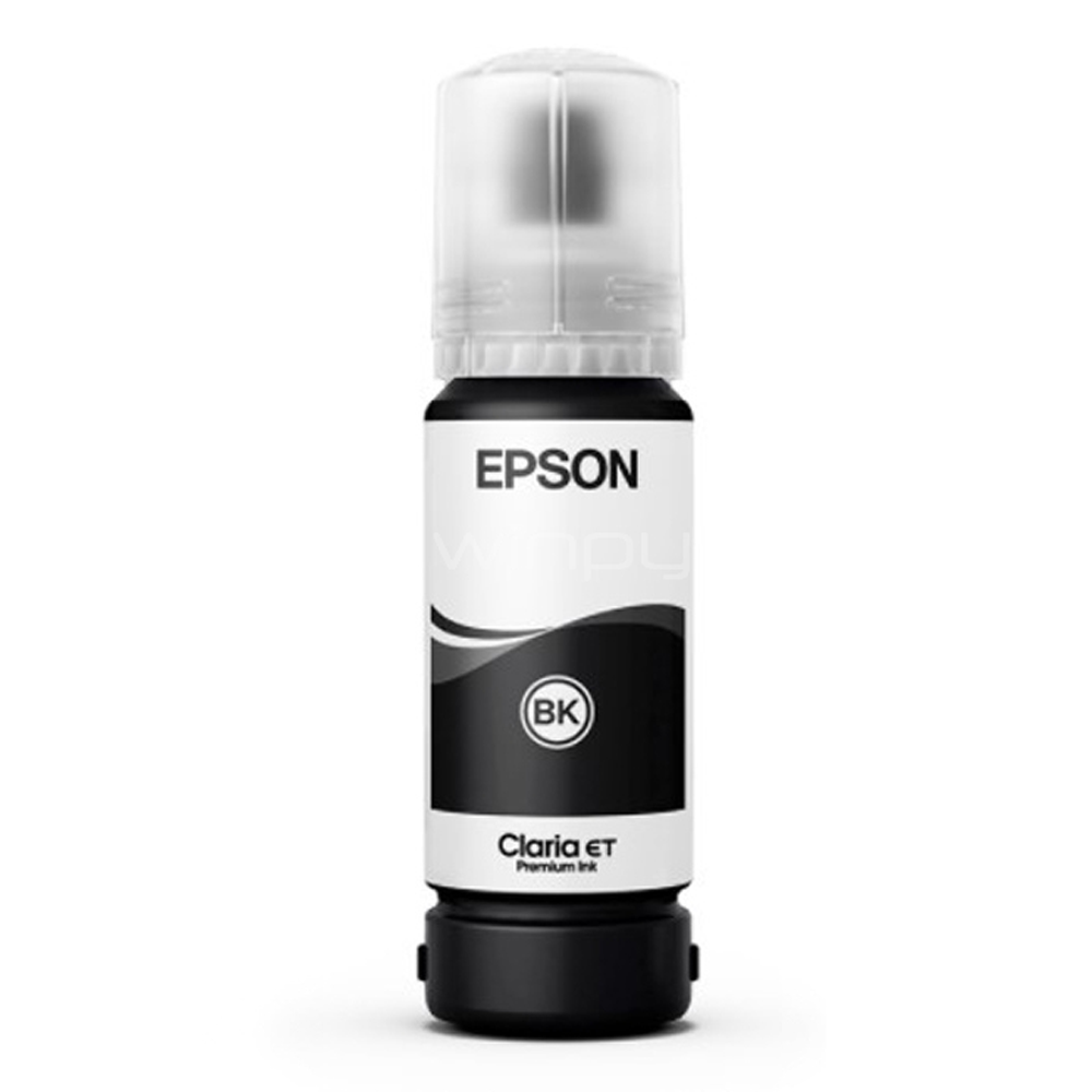 Botella Tinta Epson T554 Negra Pigmentada 70ml T554120