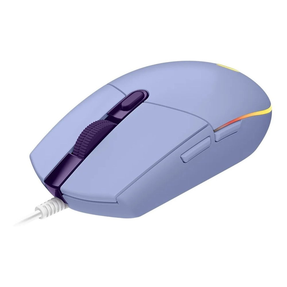Mouse Logitech Gamer G203 8000 Dpi 6 Botones Rgb Cable