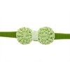 Faixa Tie Crochet Verde Chá | Dalella