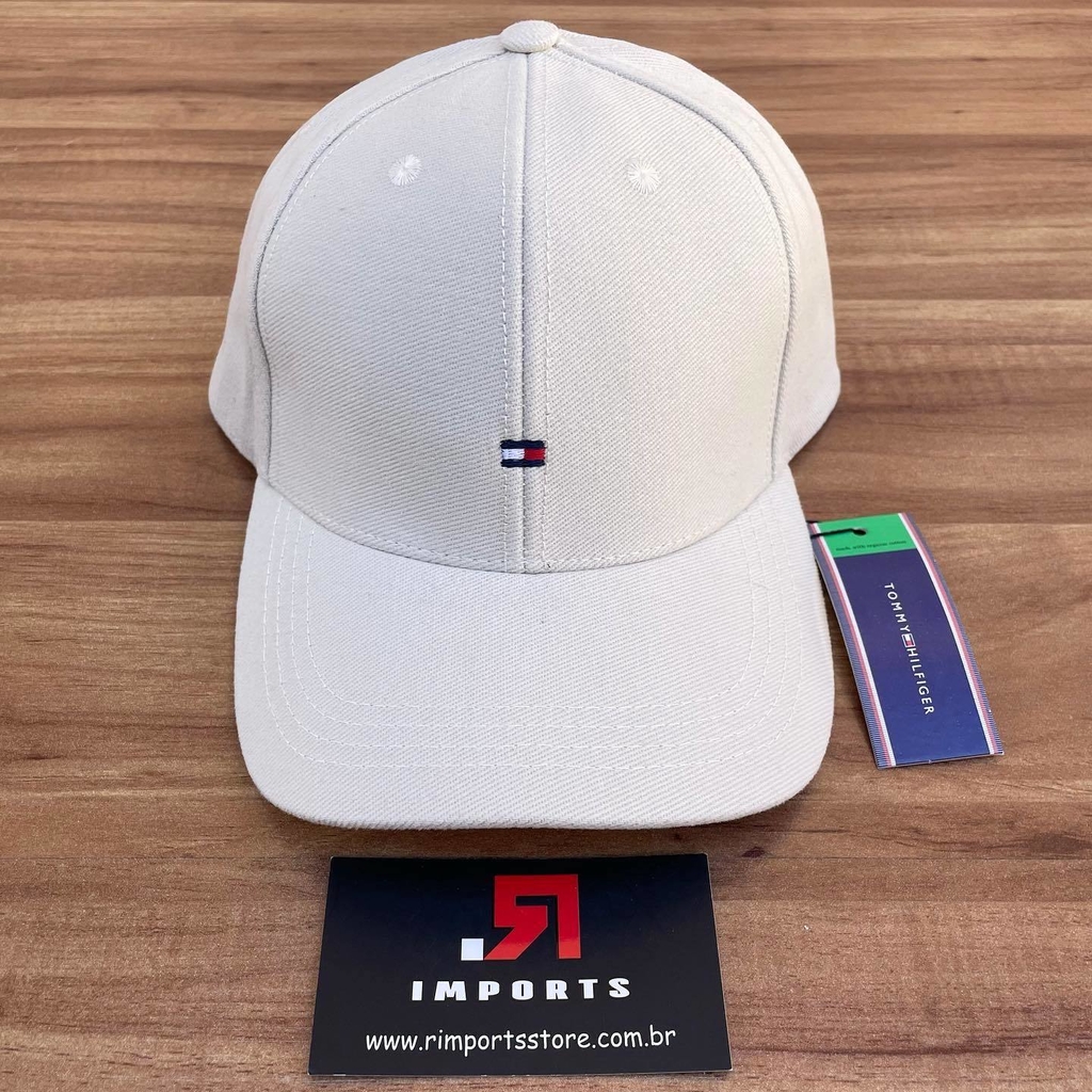 Boné Tommy H1lfiger Bege Claro - Comprar em Rimports