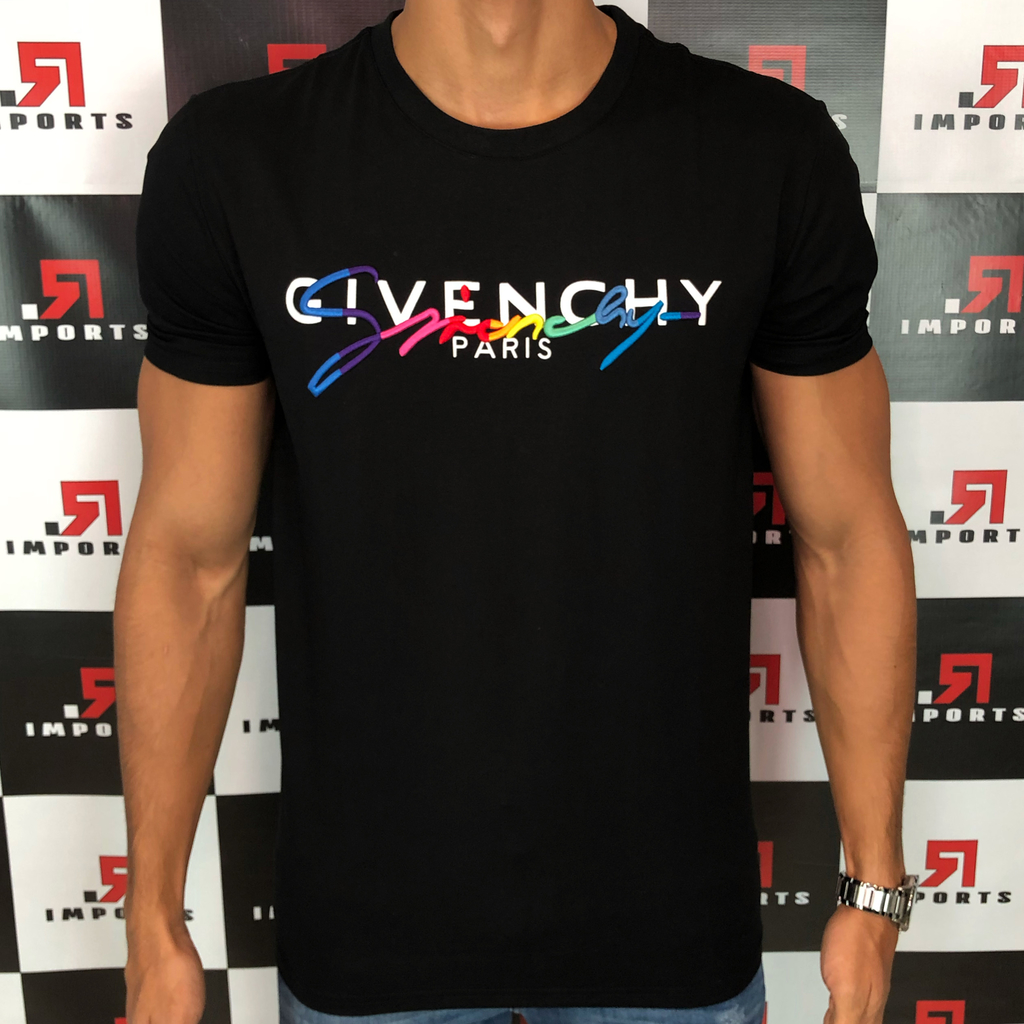 Camiseta givenchy preta Clearance