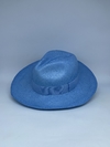 Chapéu Panamá Clássico Azul Claro
