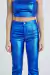 Pantalón Sour azul metalic - tienda online