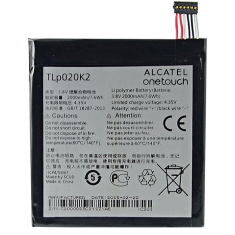 Bateria Alcatel OT6039 One Touch Idol 3 4.7 Comprar Online