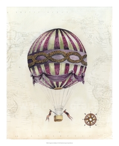 Gravura de balão vintage
