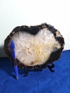 Chapa de ágata natural - 1,642kg - (22x16)cm - comprar online