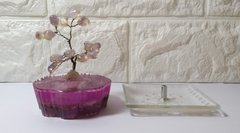kit de produtos árvore da felicidade 18 ágatas e incensário de vidro - Espiritualidade - comprar online