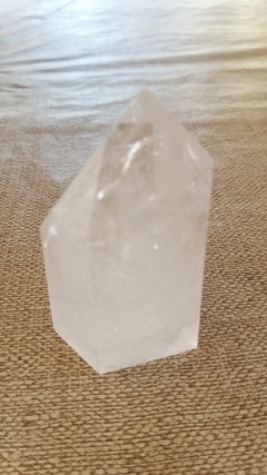 Ponta cristal de quartzo gerador 7cm - purificador de ambientes - ORGONITE E ARTE