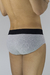 Cueca Slip Nun Cinza Mescla na internet