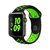 Malla Silicona Sport Negro / Verde para Apple Watch