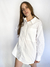 MAXI CAMISA CON BOLSILLO BLANCA