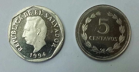 EL SALVADOR 1994 5 CENT