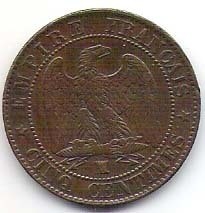 Francia 5 céntimos - Cobre 1856 - Muy bueno! - comprar online