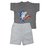Conjunto Roupa Infantil Camisa Regata Baby Shark na internet