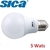 LAMPARA CLASICA LED 5 W E27 FRIA SICA - comprar online