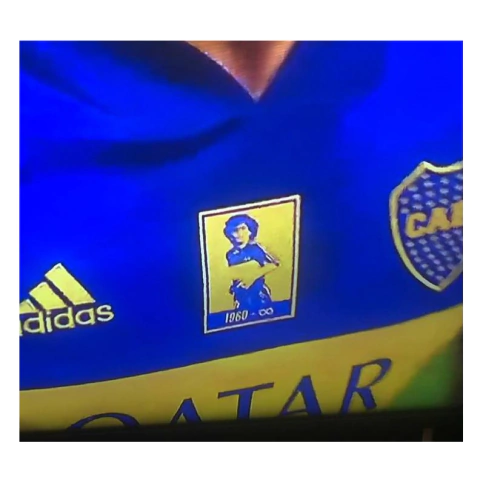 camiseta de boca homenaje a diego