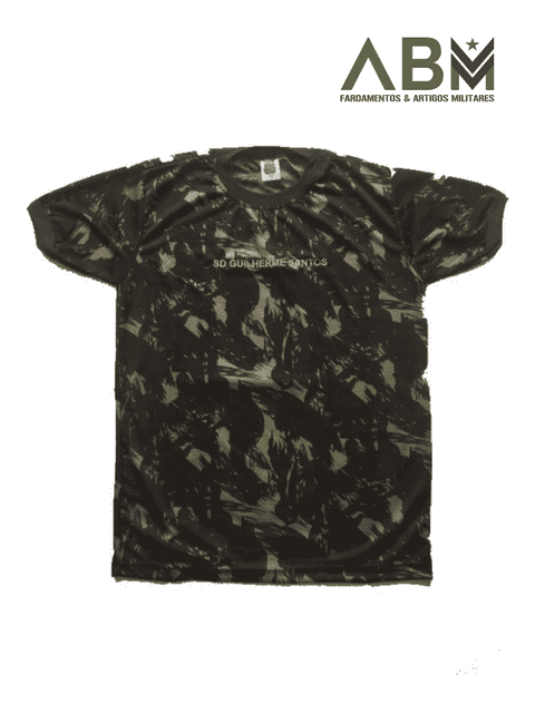 CAMISA CAMUFLADA EXÉRCITO BRASILEIRO - TECIDO POLIVISCOSE - COM BORDADO