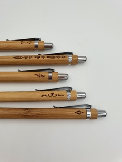Lapiceras de madera de bambú touch en internet