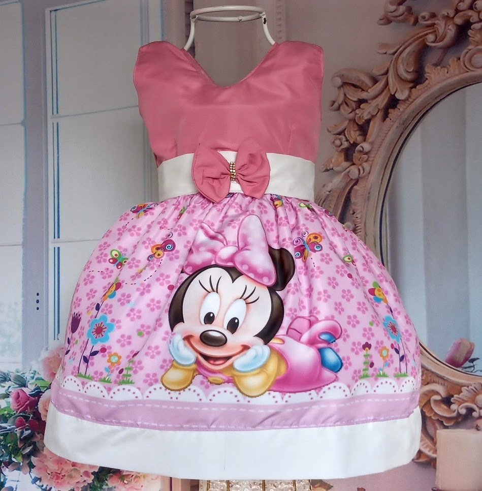 Featured image of post Vestido Da Minnie Rosa Mae E Filha