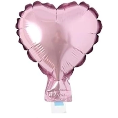 CORAZONES 12cm ROSE GOLD x10
