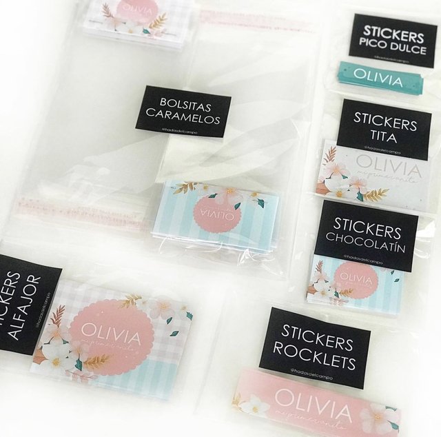 Stickers para Candy Bar Comprar en HADAS DEL CAMPO
