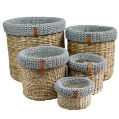 Round Straw Basket Nº 4 - buy online